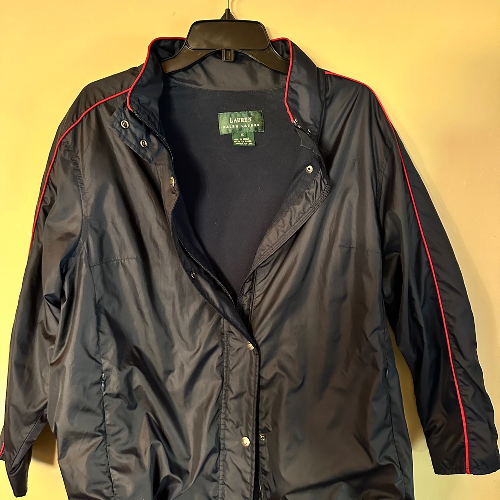 Lauren Ralph Lauren Navy Jacket with Red Trim